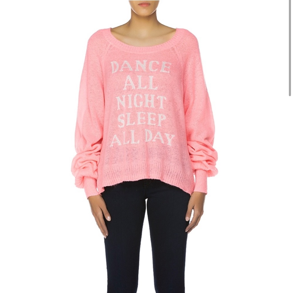Wildfox Dance All Night Sleep All Day Sweater